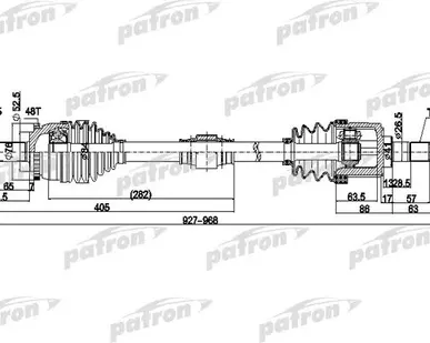 фото PDS0505 Полуось