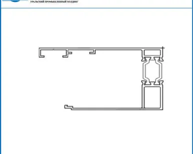 фото Профиль фасадный теплый верхний 40мм ФТВ40