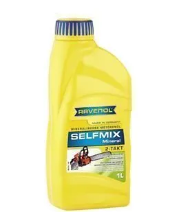 фото Масло минеральное смешиваемое Ravenol для 2-Такт Selfmix 2T 1л (желтая)