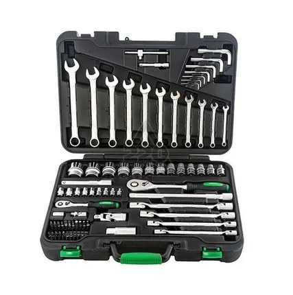 Фото №0 Набор инструмента HITACHI 1/4" и 1/2" 77 предметов