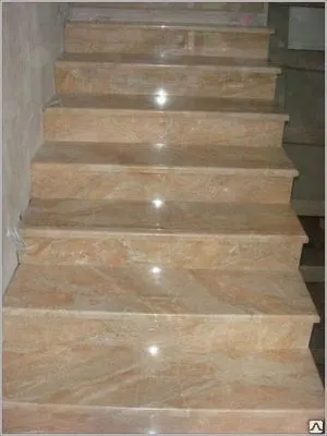 Фото №0 Ступени для лестниц из натурального камня
