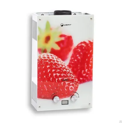 Фото №0 Водонагреватель газовый проточный WERT 10 EG (Berry)