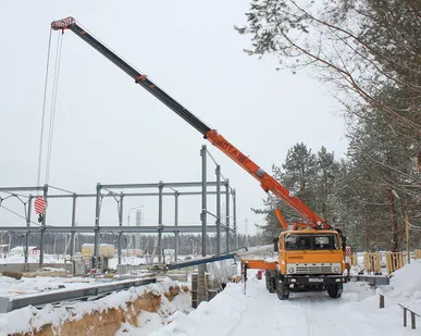 фото Работа автокрана