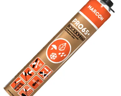 фото Монтажная пена Marconpro 65+ всесезонная 990 гр.