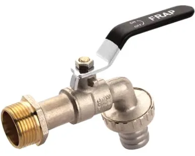 фото Кран шар. с носиком 3/4" Frap (12/72)