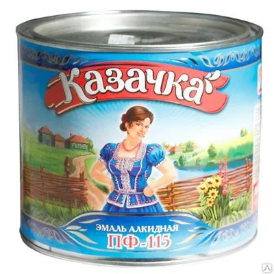 Фото №0 Краска Эмаль ПФ-115 «Казачка™»