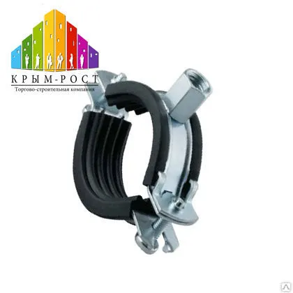 Фото №0 Хомут металлический с гайкой 2 1/2 75-80