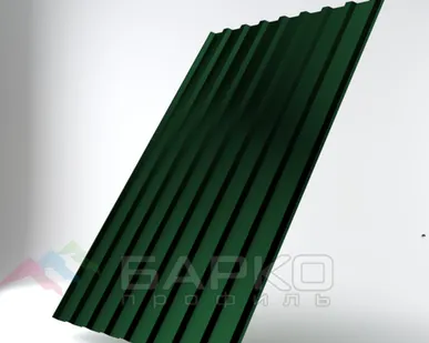 фото Профлист НС-20 - 1150 мм (1100 мм) 00000329/65 RAL 6002 Полиэстер 0.65