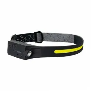 фото Фонарь налобный KOC504Lit (лит.акк.3,7V1,2Ah)1св/д 2W+COB 20W,130lm+400lm,type C,сенсор,IP54 Космос