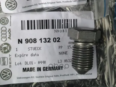 фото N90813202 VAG Сливная пробка масл. поддона VAG арт. N90813202