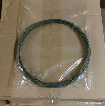 Фото №0 Проволока оцинкованная 1 мм О-2Ц ГОСТ 3282-74