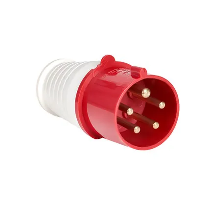 Фото №0 Вилка силовая 3-ф., 16А, 380В, IP44 (5-п) PROxima ps-...