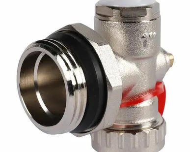 фото Регулируемый концевой фитинг ROMMER с дренажным вентилем, ручной воздухоотводчик 1