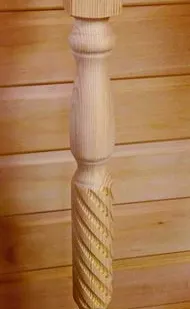 фото Балясина 50х50 точеная "Витая" L=900 мм. Сорт А