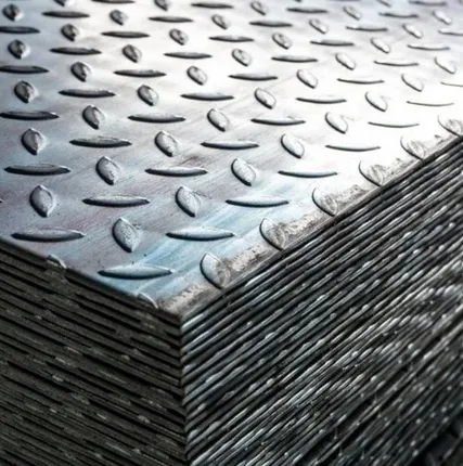 Фото №0 Лист стальной рифленый - 5мм