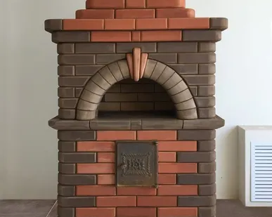 фото Кирпич керамический (печной) М 300 коричневый