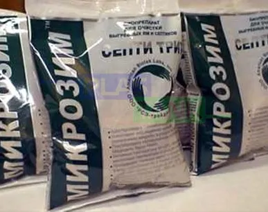 фото Бактерии Микрозим Септи Трит для септиков