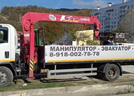Фото №2 Аренда крана-манипулятора (КМУ) Unic UR-V340, Сочи