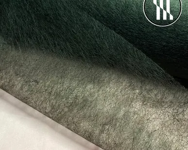 фото Паутинка клеевая, цв. Черный (метраж)