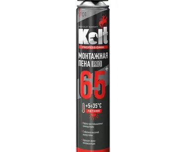 фото Профессиональная монтажная пена KOLT 65+ летняя