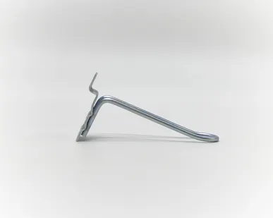 фото Крючок на экономпанель двойной (еврокрючок) 100мм, d=4мм, цинк