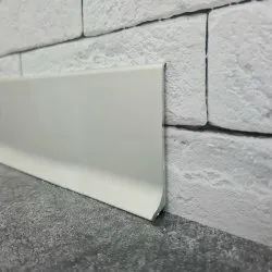 фото Плинтус алюминиевый 70х11 мм Aspro