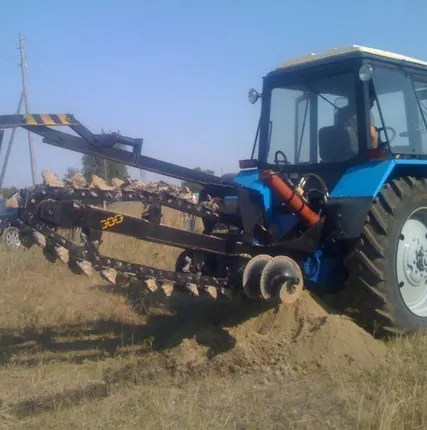 Фото №0 Услуги грунтореза на базе МТЗ