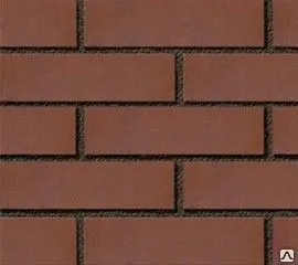 фото Кирпич облицовочный коричневый микс Голицыно 1.5 M-175 гладкий