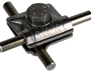 фото 390059 Клемма MV Rd=8-10 мм с болтом с шестигранной головкой NIRO