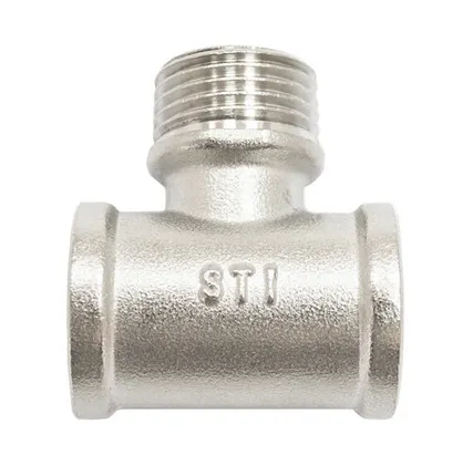 Фото №0 Тройник ¾" В-Н-В никелированный