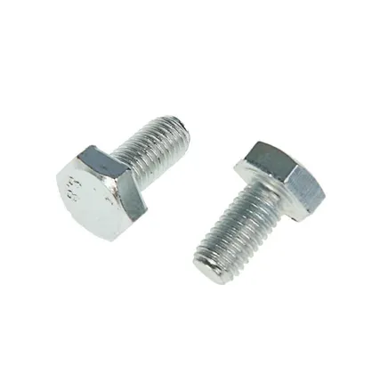 Фото №0 Болт М12х100 с шестигранной головкой цинк. DIN 933 (уп.8шт) класс прочности 8.8. коробка Tech-Krep 126525