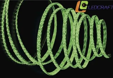 фото Светодиодная лента LC-3528-W-24G240 IP65 зеленый