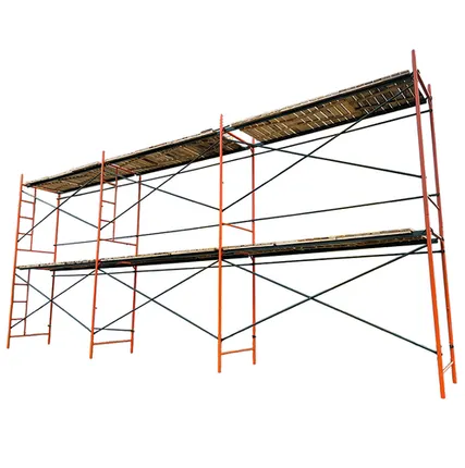 Фото №0 Леса рамные строительные ЛРСП-Д 30, 12х21 м (2 яруса под настил, 2 подъема)