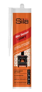Фото №0 Герметик Sila PRO Max Sealant жаростойкий для печей, 1500град., 280 мл, черный (1/12)