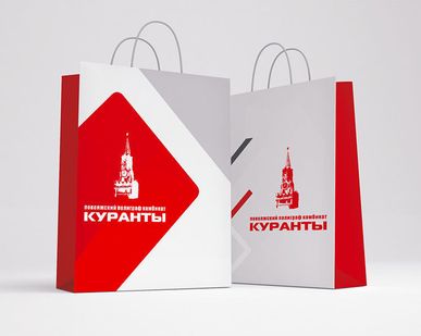 фото Пакет бумажный с логотипом