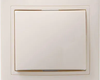 фото Выключатель 1-кл. СП Кварта 10А IP20 ВС10-1-0-ККм крем. ИЭК EVK10-K33-10-DM