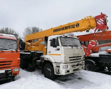 фото Автокран 16 тонн Ивановец КС-35714К-3 КАМАЗ 53605 стрела - 18м.