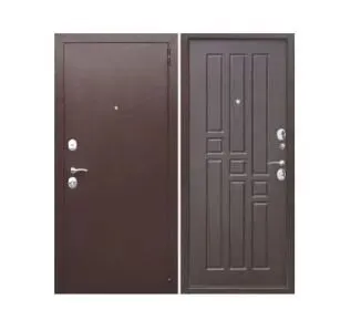 фото Дверь входная Гарда 8мм (Ferroni) металл 0,8мм/МДФ, Антик медь/Венге 2050х960мм, ПРАВАЯ