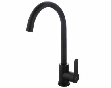 фото Дисма Смеситель для кухни Fashun,нержавейка 304, ф35,черный A54001-7