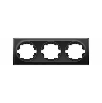 Фото №0 Рамка 3-м Florence черн. OneKeyElectro 1E52301303