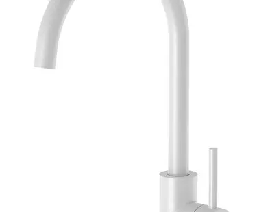 фото Смеситель для кухни Santek Риф WH5A41025B001 белый