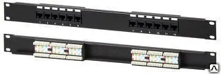 Фото №0 Патчпанель 19, 12xRJ45, UTP, Кат. 5е Neomax EPLH120X