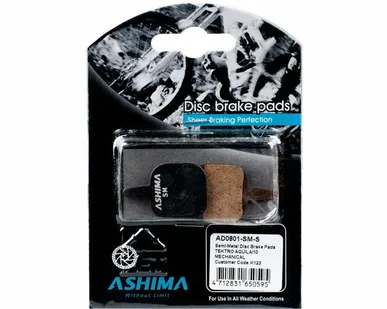 фото Тормоза 0 Колодки тормозные ASHIMA Semi-Metallic, AD0801, MTB, MD/HD