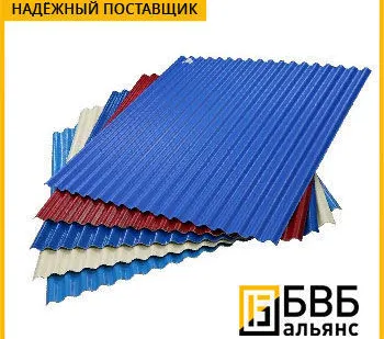 фото Профилированный лист ( профлист) оцинкованный 0.55 мм С8