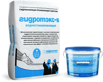 фото Гидротэкс-В гидроизоляция, 25 кг