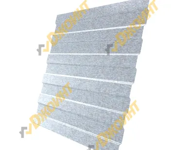 фото Профнастил С-8 0,45 MATGRANIT RAL 9006 бело-алюминиевый
