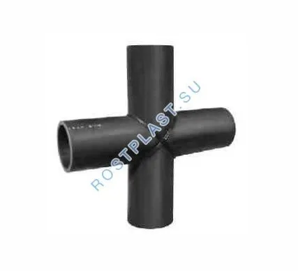Фото №0 Крестовина 90° сварная ПЭ100 SDR17 Ду75