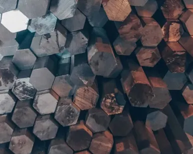 фото Шестигранник 55 мм ст 09г2с ГОСТ 2879