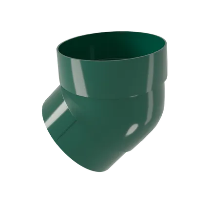 Фото №0 Колено трубы 45гр. ПВХ Grand Line Стандарт, зеленый