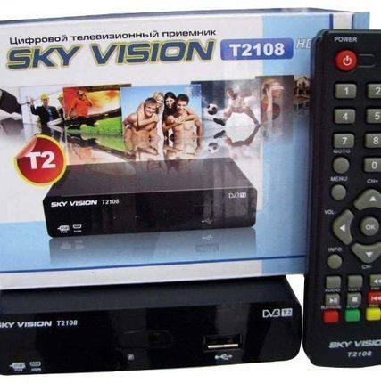 Фото №0 Цифровой приемник DVB-T2 Sky Vision Т-2108 HD